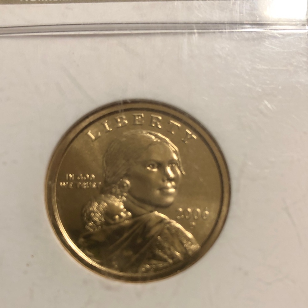 U.S. 2006 Susan B. Anthony Dollar NGC MS67 Gold-Tone - Picture 2 of 4